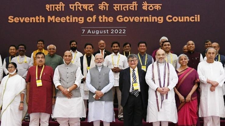 Chief Minister attends the Governing Council meeting of NITI Aayog in New Delhi