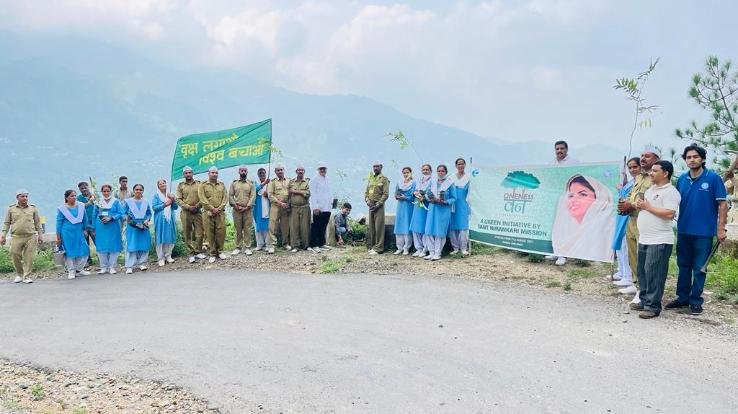 Sant Nirankari Mission's followers launched a cleanliness drive at the health center