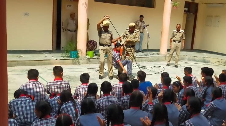 Mock drill organized by Fire Department in Kendriya Vidyalaya Naleti