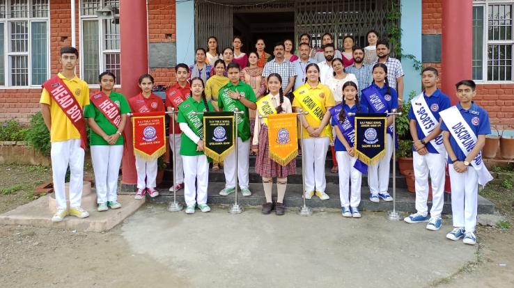 Student Council Badge Ceremony at DAV Public School Joginder Nagar