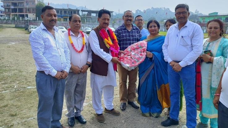District level under-14 student athlete sports competition started at Talab Maidan