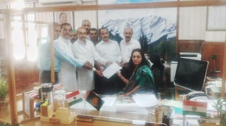 memorandum to the Deputy Commissioner regarding All India Harijan League branch Arki problem