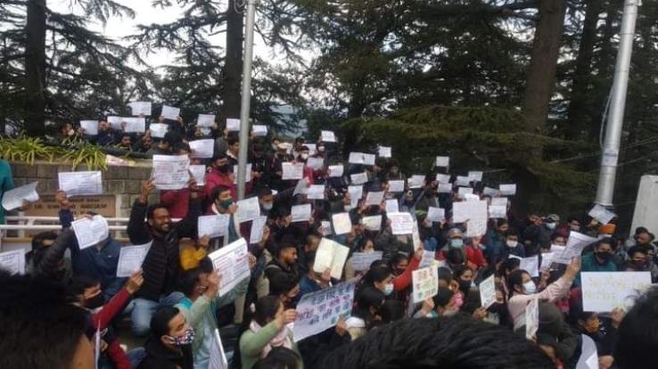 candidates of JOA 817 recruitment demanded the government to give appointments soon