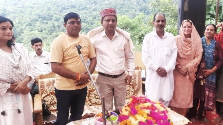 Gratitude program organized in Sanyadi village, Rajendra Thakur was the chief guest