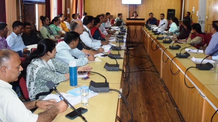 Rural Development Agency review meeting held under the chairmanship of Deputy Commissioner