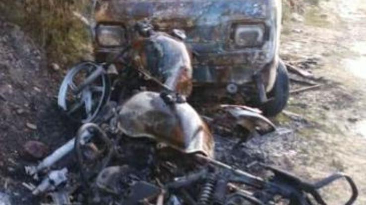 Kullu: One van and two bikes caught fire, mischievous elements carried out the incident