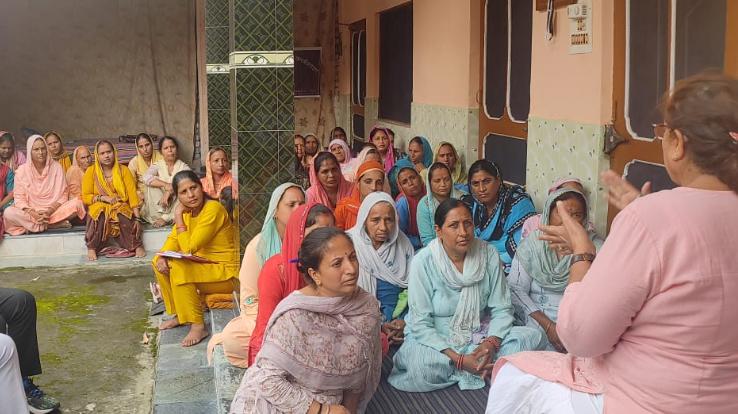 Jagori Rural Trust organizes health camp in Panchayat Nandehar