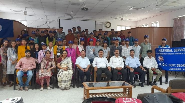 Jaisinghpur: National Service Scheme Foundation Day celebrated by Kanwar Durga Chand Government College