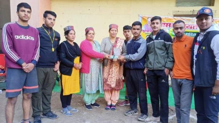 Jai Maa Jalpa Youth Club organized under-17 volleyball competition