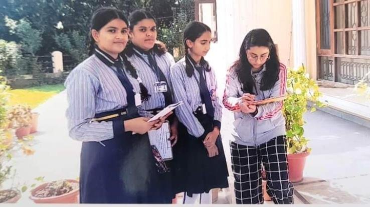 Students of Shiva International School conducted survey in villages