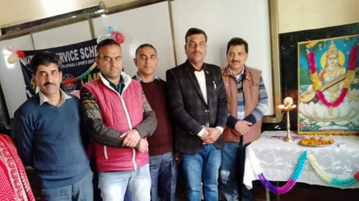 Inauguration of seven day NSS special camp at Kuthera School