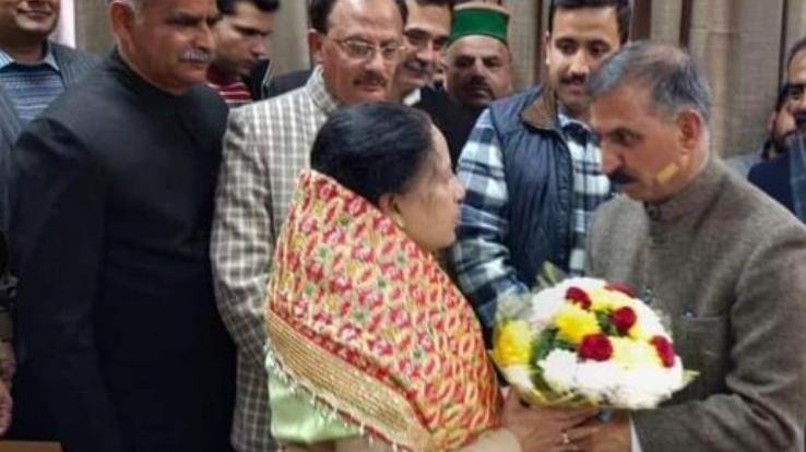 When Pratibha Singh came to meet, Chief Minister Sukhwinder Sukhu said - You are my president, I will report to you.