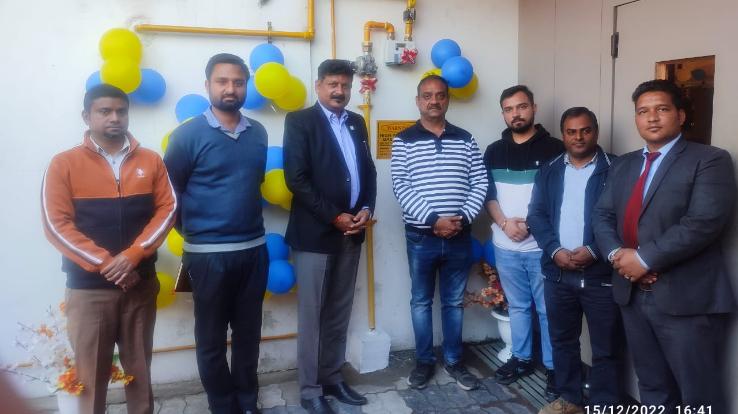 Una: Fuel will be available from gas pipeline in Dayal Hotel, Bharat Petroleum officer Gaurav inaugurated