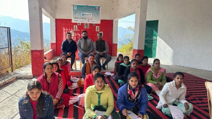 Training program conducted by UCO RSETI Salon in Panchayat Balera