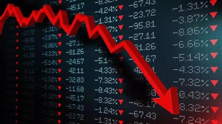 stock market closed on red mark
