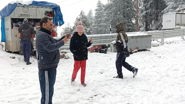 Fresh snowfall in the state, the weather will be bad for four days, life is busy due to snowfall