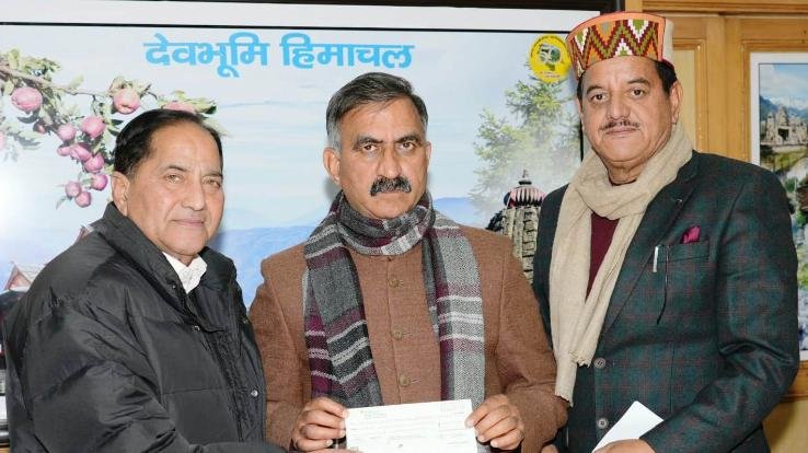 11 lakhs contributed to the Chief Minister's Relief Fund