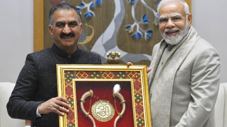  CM Sukhwinder Singh Sukhu met Prime Minister Modi