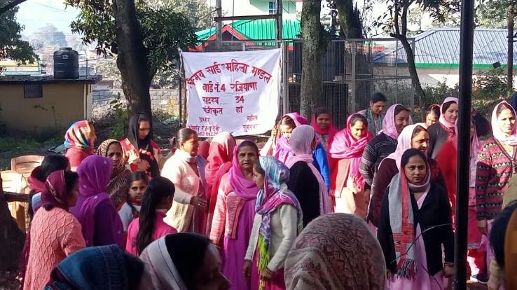 The head of Panchayat Rajiana hoisted the tricolor on the 74th Republic Day