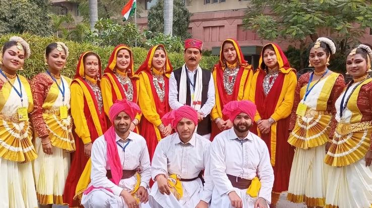 Mandavya Kala Manch's dignified presentation in the biggest national festival of the greatest democracy