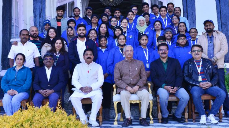 Governor interacted with NRI students