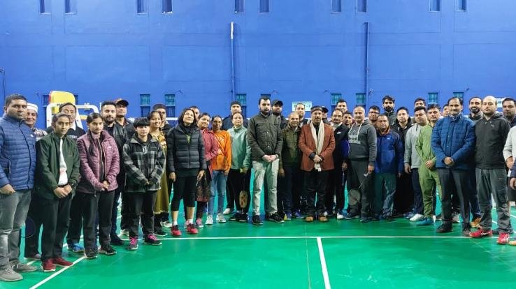 District Master Veteran Badminton Competition inaugurated in Dharamshala