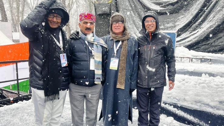 Chief Minister participated in the closing ceremony of Bharat Jodo Yatra