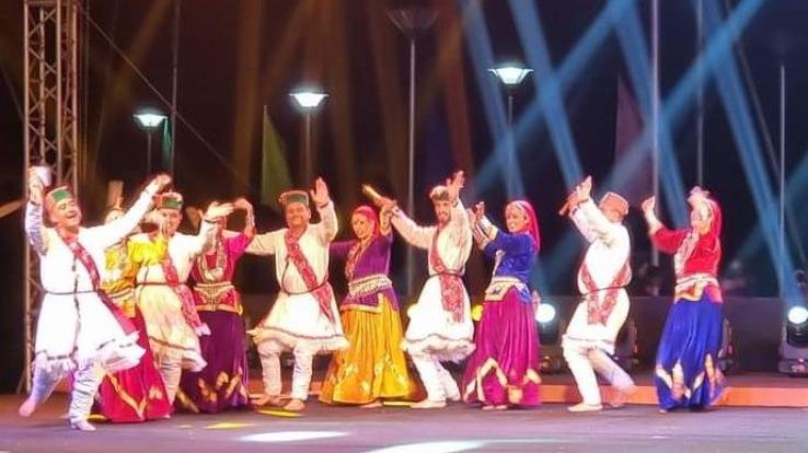 Cultural presentation by artists of Aasra in front of G-20 representatives