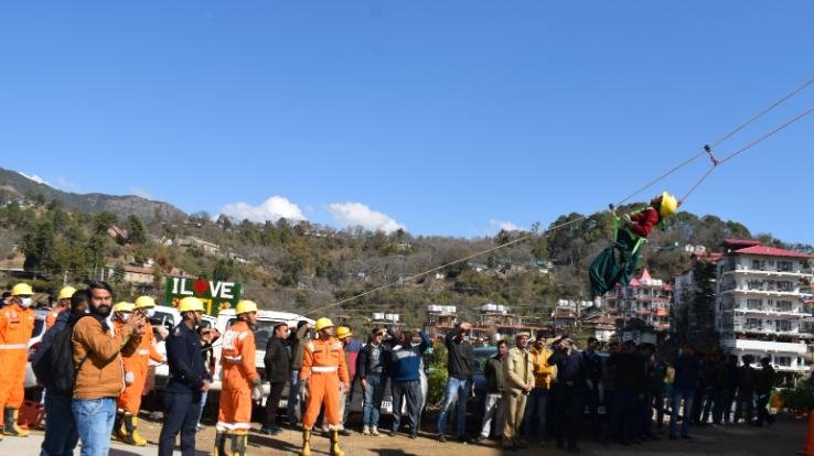  NDRF taught the tricks of rescue at the time of disaster