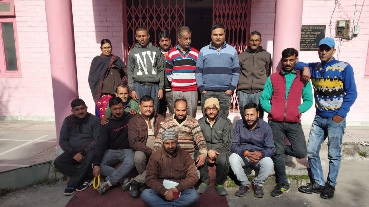 जालपा हल्के मालवाहक दाडलाघाट की बैठक वीरेंद्र शर्मा की अध्यक्षता में संपन्न 