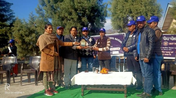 वरिष्ठ माध्यमिक विद्यालय नवगांव में राष्ट्रीय सेवा योजना के सात दिवसीय विशेष शिविर का आयोजन