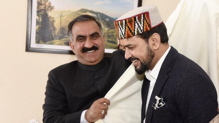 Union Minister Anurag Thakur reached Shimla, honored by CM Sukhu