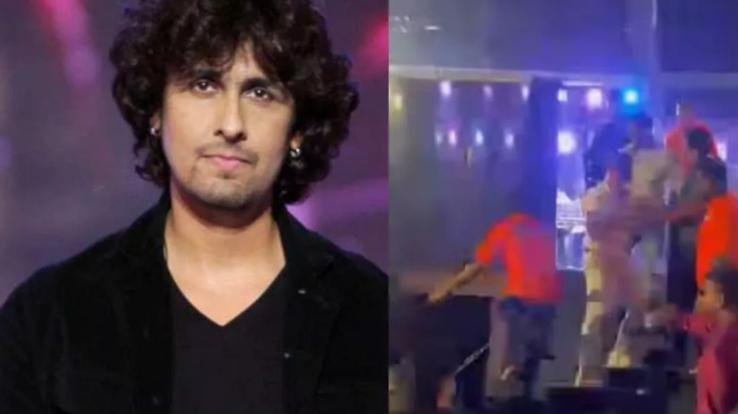 Mumbai: During the live concert, there was a scuffle with singer Sonu Nigam.