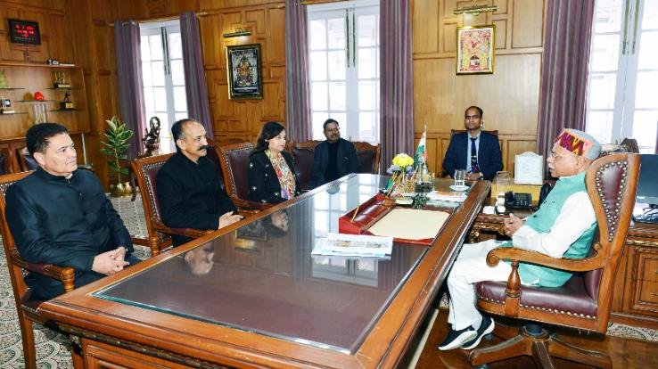 Chairman of Himachal Pradesh Public Service Commission met the Governor