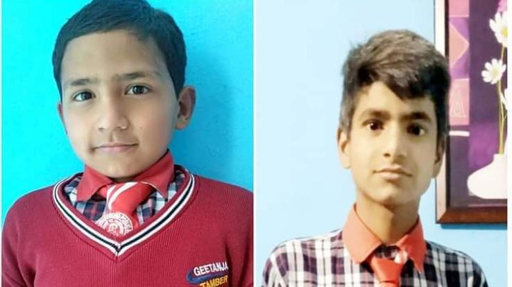 Saksham and Aryan pass Sainik School exam