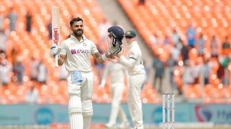 Virat-Kohli-scored-his-28th-Test century-in-Ahmedabad