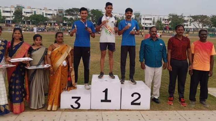 Shivam gave Himachal a bronze medal in the Inter University Athletic Championship