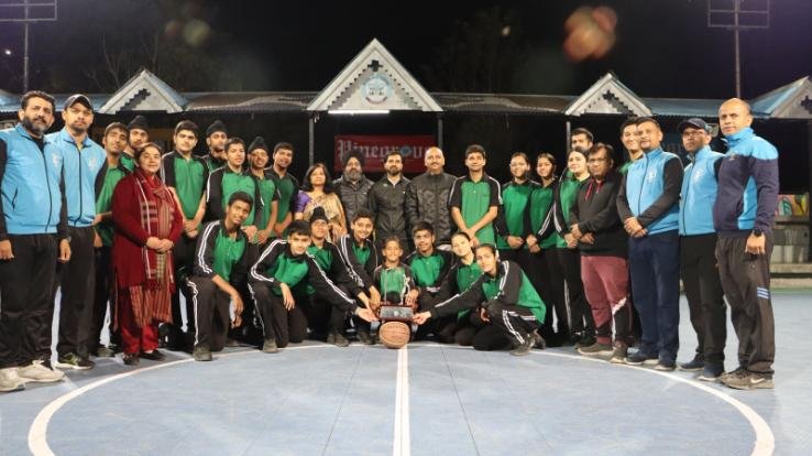 Deodar Sadan won the inter house basketball competition at Pinegrove School