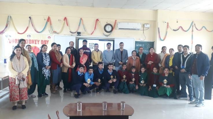Dharamshala: District level World Kidney Day celebrated at ITI Bandla