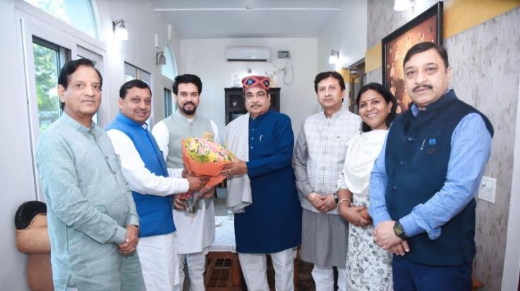 Shimla: Grateful to Himachal Gadkari for the gifts of roads: Anurag