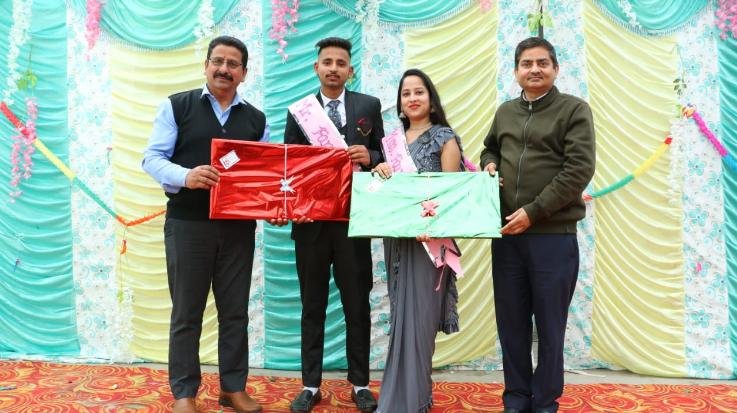  Panchrukhi: Anamika Miss and Sahil Mr. Farewell in Shivnagar College