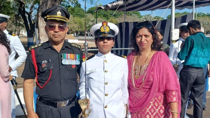 Jaisinghpur's Nitika became a technical officer in the Navy