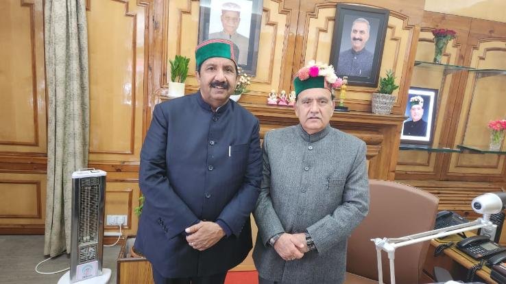 Shimla: Deputy Chief Minister met the Speaker of the Legislative Assembly