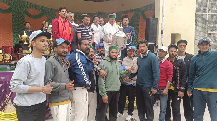 Bhavnagar: Eleven Star Dooni won the Dream One Cricket Competition in the men's category