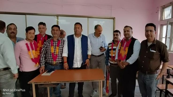 Jaisinghpur: Vinod Kumar became the head of non-gazetted employees federation Jaisinghpur