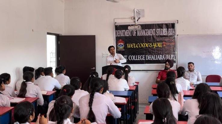 Dehra - Lecture organized by Management Department BBA under IPR Intellectual Property Rights Day