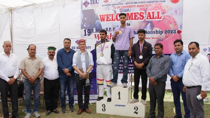 Baddi: Wushu competition organized in IEC University, Mandi overall winner 1111