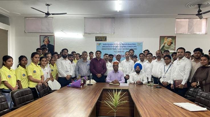 Baddi: Secretary, Technical Department, Dr. Abhishek Jain visited CIPET