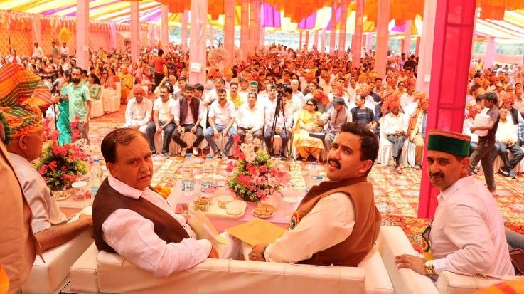  Nagrota Bagwan: Rajput Welfare Sabha and Trust celebrated Maharana Pratap's 484th birth anniversary