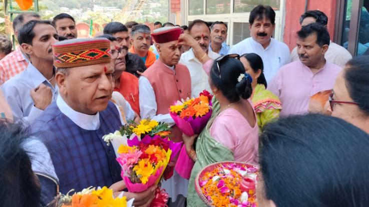 Hamirpur: Modi government is realizing the dream of New India: Dhumal